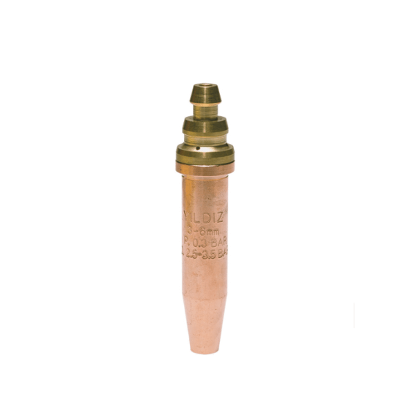 Bec de taiere propan 5-12 mmBrenere cu amestec de gaze in duzaPresiune oxigen: 3-4 bari Presiune propan: 0,3 bari