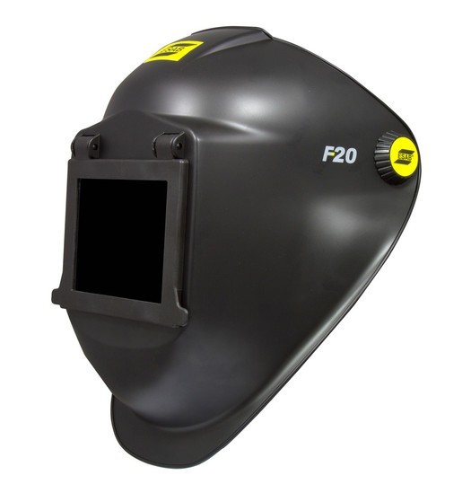 Masca ESAB F20Masca de sudura cu viziera rabatabila Camp vizual: 90 x 110 mmOpacitate: DIN 10
